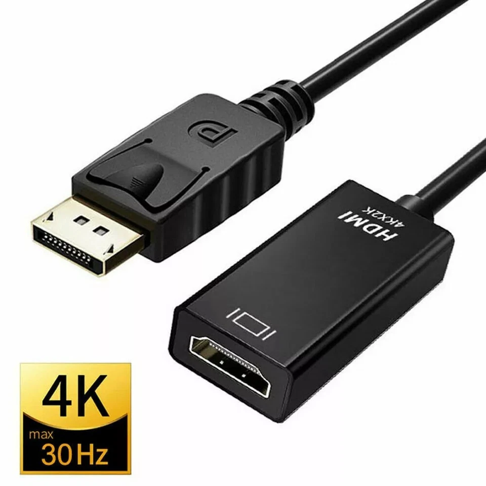 Adattatore convertitore da Displayport a HDMI 4K DP da Displayport a HDMI - Immagine 2 di 4