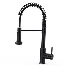 Kitchen Faucet with Pull Down Sprayer Single Hole Oil Rubbed Bronze Classic