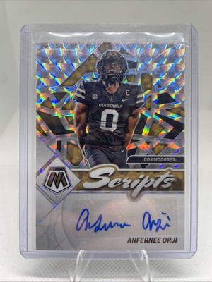 2023 Panini Mosaic Draft Picks - Scripts Anfernee Orji #SM-AOR Mosaic Prizm (AU,