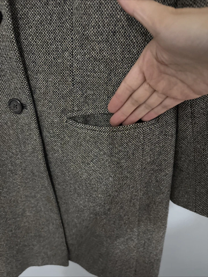 Abrigo vintage de lana de cordero para mujer Lauren Ralph Lauren talla 6P Foto 2 de 4