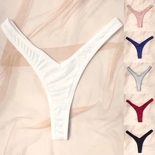 Wine Red V Waist Sexy Thongs Gstring Panties Low waist Underwear T Pants