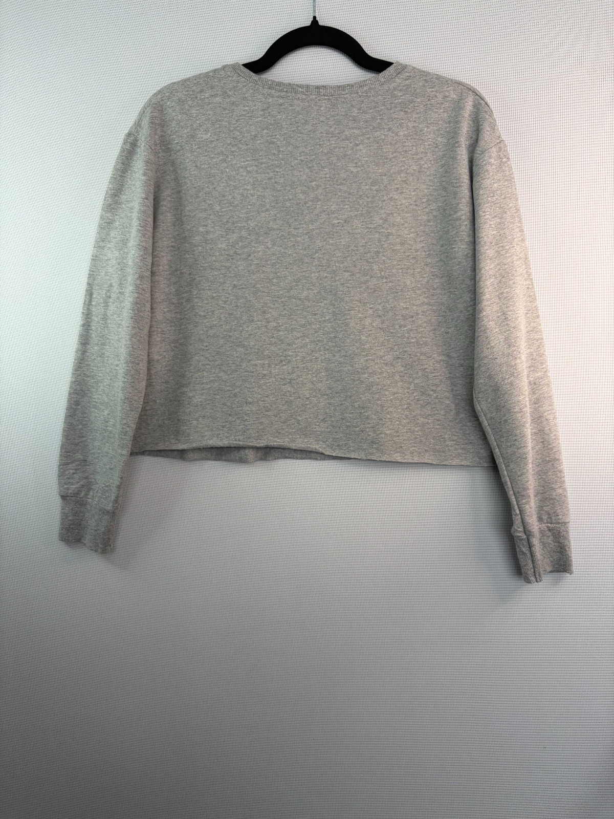 Disney Stitch Cropped Crewneck Sweatshirt Womens Size 8 Grey Primark Jumper image 6