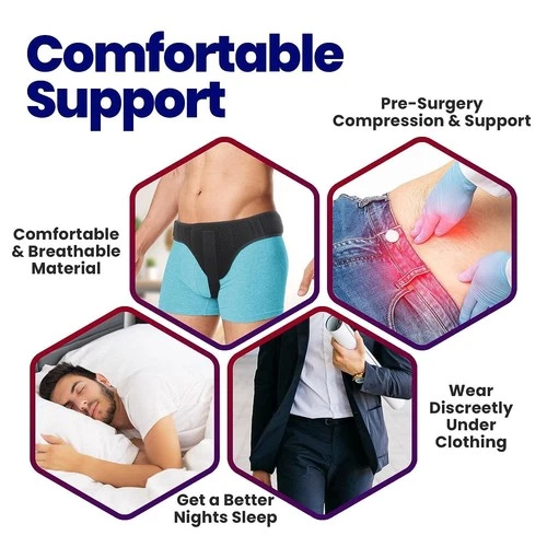 Single Hernia Support Belt Left & Right Hernia Support Truss for Daily Use belt - Picture 6 of 7