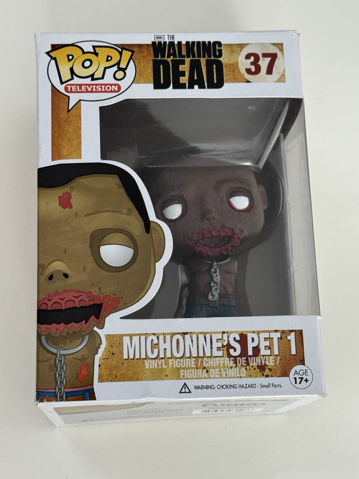 Funko Pop! Television The Walking Dead Michonne'S Pet 1 #37 Vinyl Figure Damaged