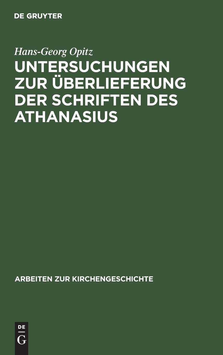 Hans-Georg Opit Untersuchungen Zur Überlieferung Der Schriften Des At (Hardback)
