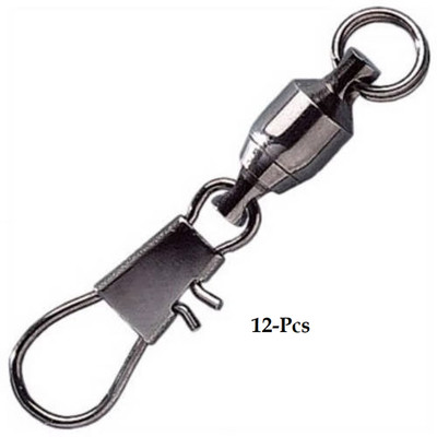 12-Pc Dolphin Size-5 Ball Bearing Swivel with Interlock Snap 2390-5 NEW (12C)