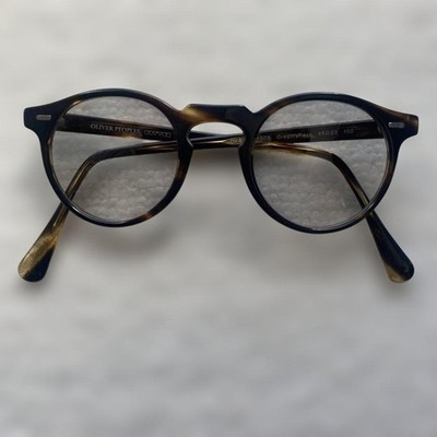 Oliver Peoples Gregory Peck Sunglasses Brown Gradient 45x23 Used