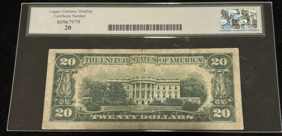 SCARCE 1934-C $20 Richmond (STAR NOTE) New Back Fr. 2057-Enb* Legacy VF-20 - Image 2 of 3