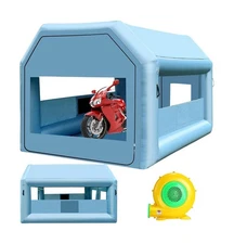 LVAOSTT Paint Booth 13x11x8.2FT Inflatable Paint Booth Portable Spray Booth T...