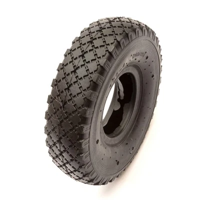 PETROLSCOOTER 10 Inch Tyre 260x85 Diamond Tread 2 Ply Mobility Scooter 4 Inch Wheel Rim