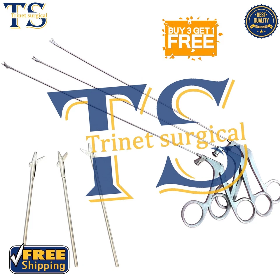 KLEINSASSER Miniature Micro Laryngeal Scissors Left, Right &Straight Ent Surgery - Image 3 of 3