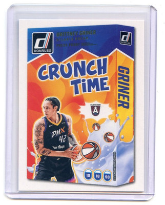 2025 Panini Donruss WNBA BRITTNEY GRINER #14 Crunch Time Press Proof MERCURY