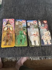 Ty Beanie Babies Mcdonalds Happy Meal Toys Plush Stuffed Animals Vintage Lot 7