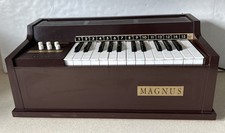 Magnus Electric Chord Organ Model 300 Vtg Made in USA Tested Working 42 Watt EUC