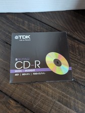 5- Pack Of Music CD-R From TDK
