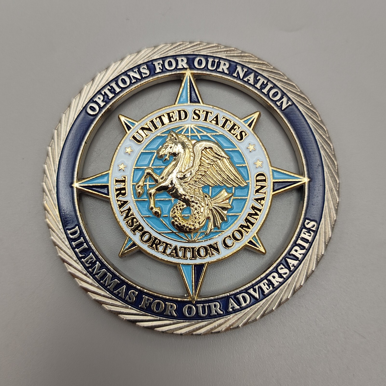 USN Transportation Command Military Challenge Coin