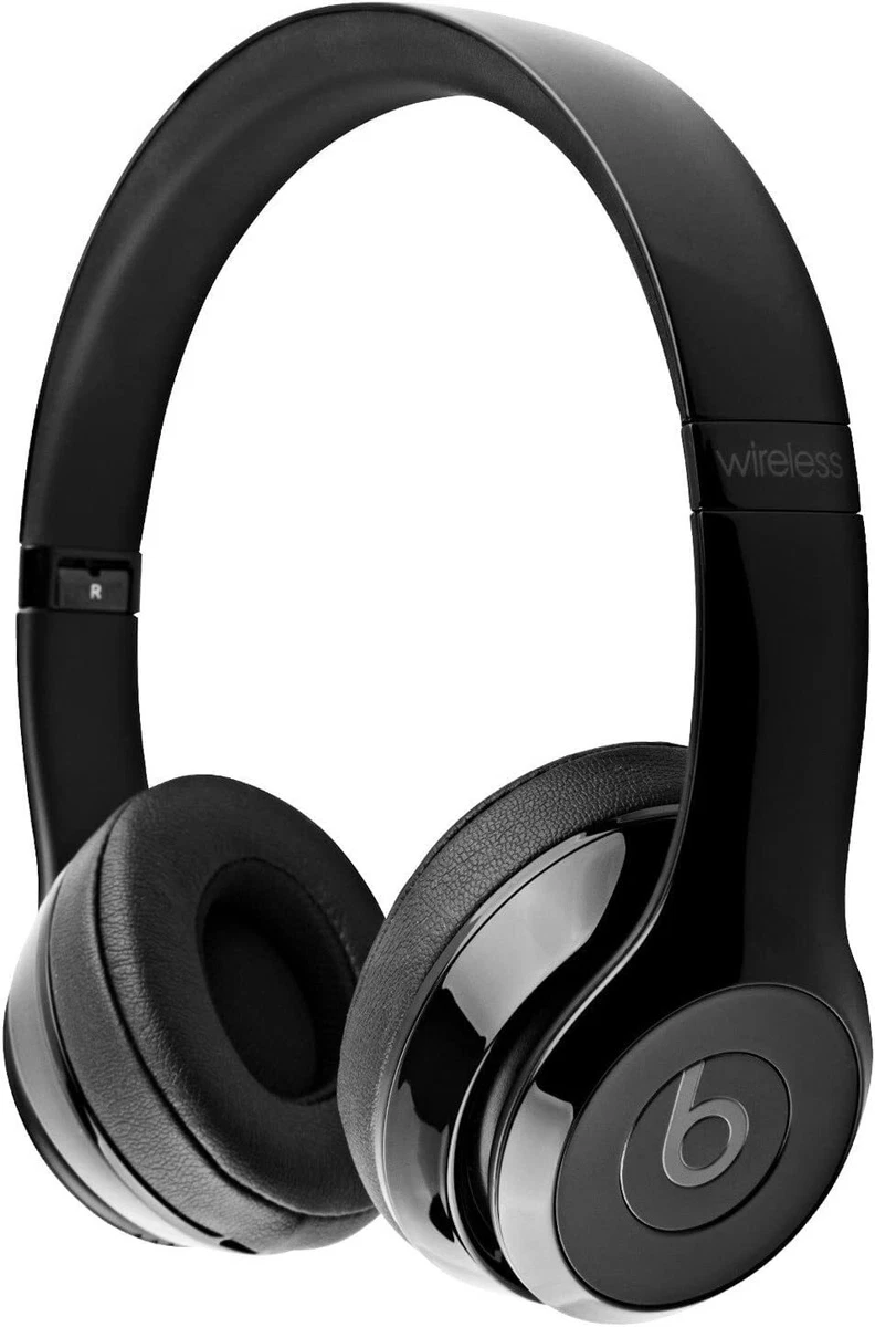 beats Solo 3 Wireless On Ear Headphones Gloss Black Cable Incl