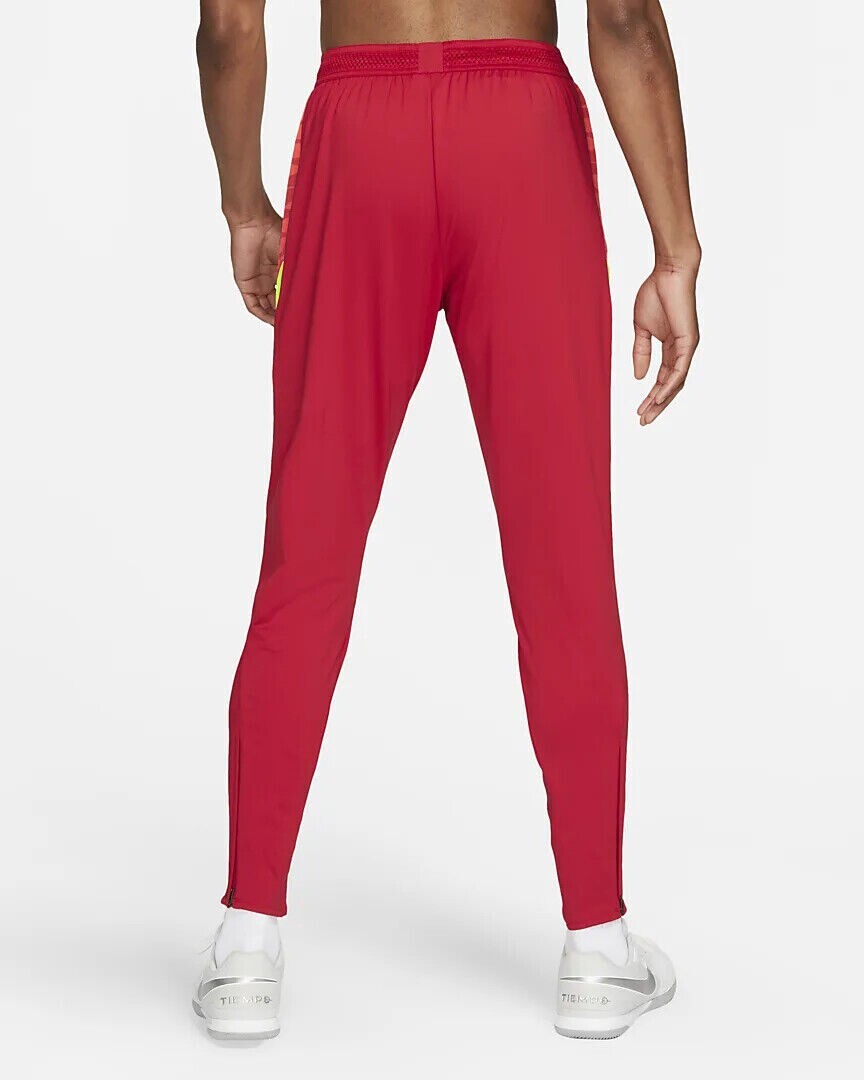 Nike Dri-Fit Strike Soccer Pants Joggers Slim Fit Gym Red CW5862