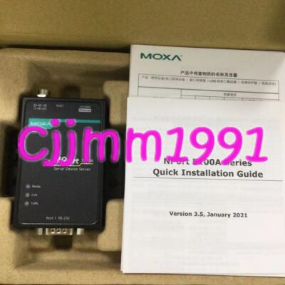 1PC NEW MOXA NPort 5110A RS-232 Serial port server #CL