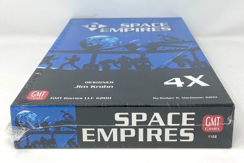 GMT Games Space Empires 4X 1st Printing NEW IN SHRINK 2011 Factory-Damaged Box - Image 3 of 4