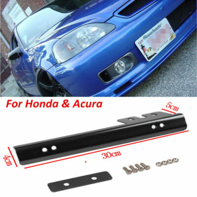 License Plate Bracket Holder Relocator Adapter Kit For HONDA Accord Civic CR-V - Foto 2