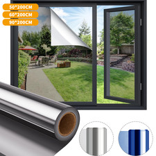 1PCS One Way Mirror Window Film Reflective Privacy Solar Tint Foil Glass Sticker