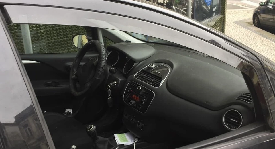 Déflecteurs D'Air Pour FIAT PUNTO EVO | 5P | 2009-2018 Déflecteurs Avant - Photo 3/4