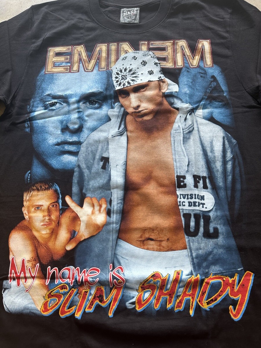 Vintage Eminem The Maxx Shady Black T Shirt Men Large | eBay