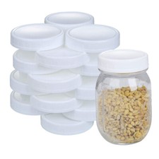 UK 1-10Pcs Lids For Regular Mouth Mason Canning Storage Bottle Caps Cover