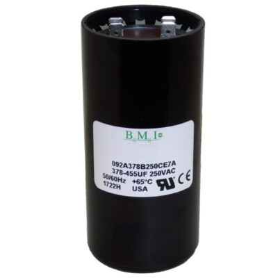 USA 378-455 uf/MFD 220-250 VAC volts Round Start Capacitor 50/60 Hz - Lot-1