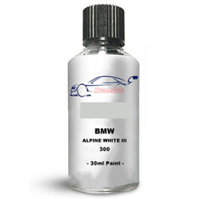 Touch Up Paint For BMW B6 Alpina Alpine White III 300 Stone Chip Brush