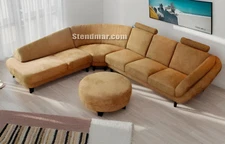 4PC Modern Microfiber Sectional Sofa Set S685M (Custom Options Available)