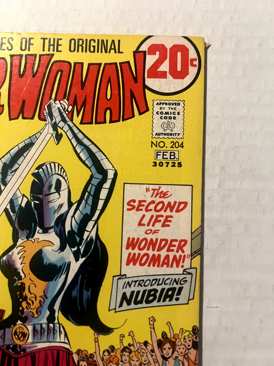 WONDER WOMAN #204 FIRST APPEARANCE OF NUBIA DON HECK COVER AND ART