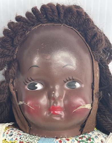 Antique Topsy Turvy Doll 14" — Early 1900s | Black & White Doll - Condition - Picture 7 of 12