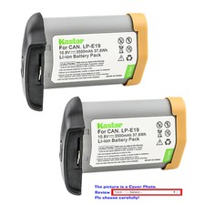 Kastar Fully Decoded LP-E19 Battery for Genuine Canon LP-E19 LP-E19N LC-E4 LCE4