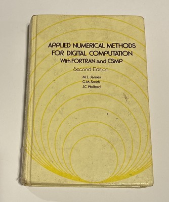 Applied Numerical Methods For Digital Computation With Fortran And Camp
