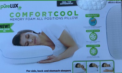 purelux memory foam pillow