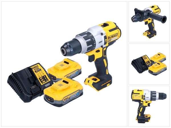 Dewalt DCD 996 H2 Schlagbohrschrauber 18 V 95 Nm + 2X Powerstack 5,0 Ah + Lader-image