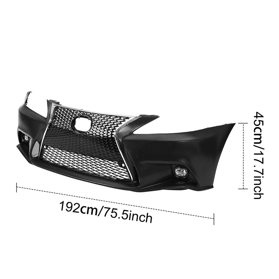 Fit For 2006-2013 Lexus IS250 C 2IS to 3IS Front Bumper Conversion F-Sport Style Foto 3 de 4