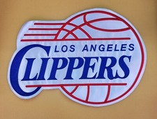 Los Angeles Clippers Huge High Quality Embroidered Patch 12"x8.4"