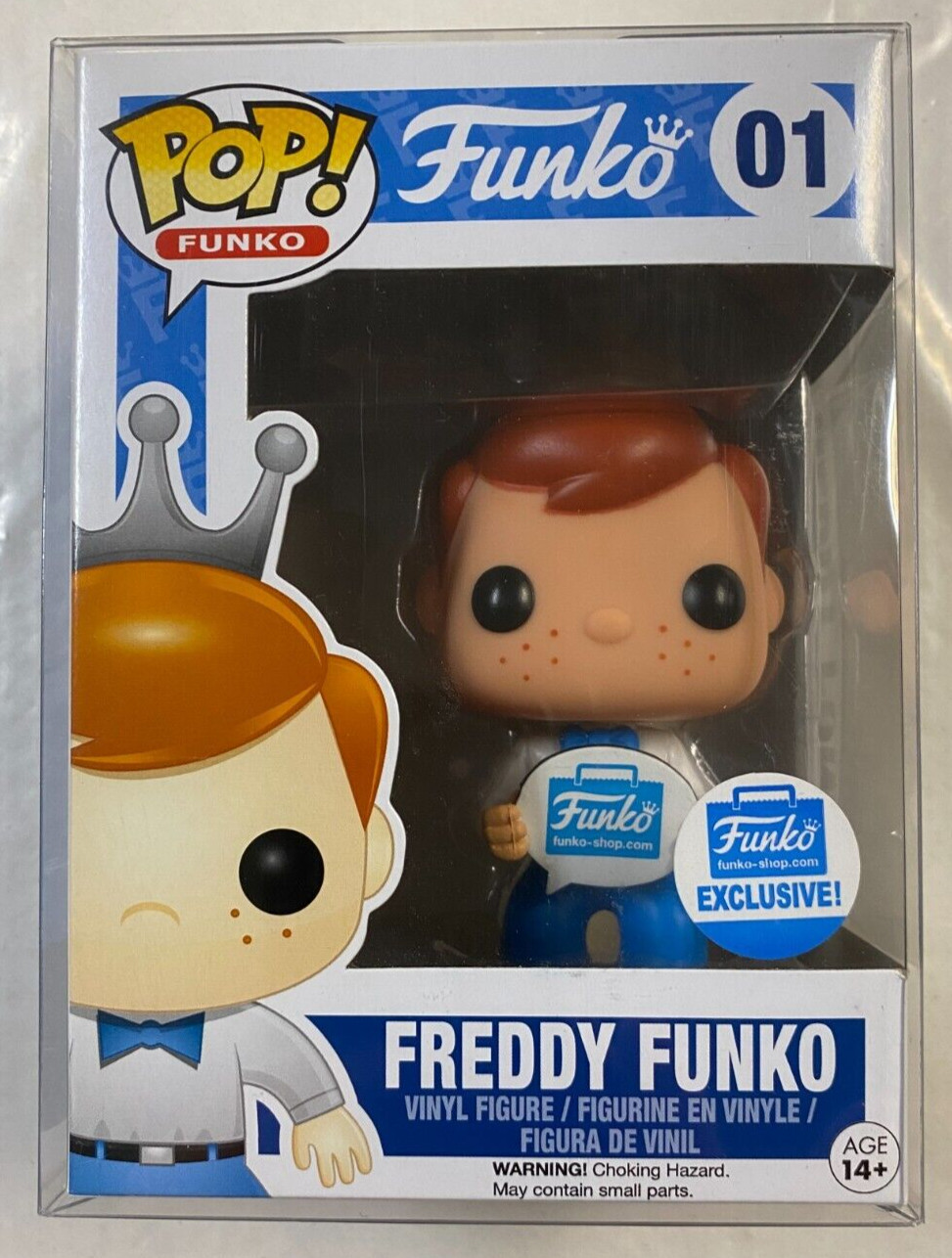 Funko Pop! Freddy Funko (Funko Shop) Pop Vinyl Figure #01 New
