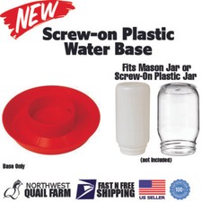 1 Qt Plastic Water Base Poultry Chicken Ducks Geese Chicks Quails