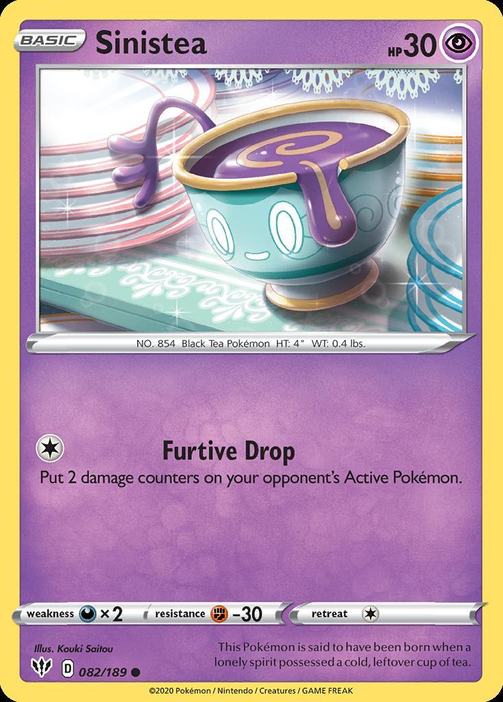 Pokemon Sinistea (82/209) Darkness Ablaze LP