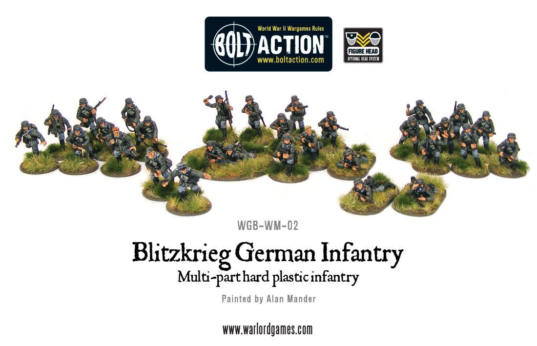 Thumbnail - Blitzkrieg German Infantry, Deutschland, Bolt Action Ww2, Warlord