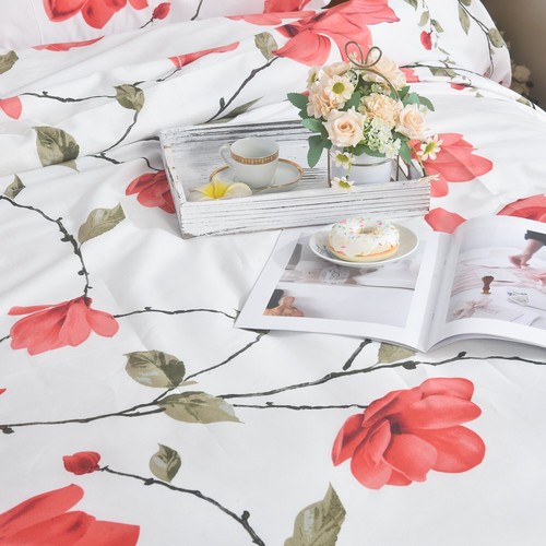 4-Piece Super Soft Complete Bedding Set. Duvet Cover, Fitted sheet & PillowCases - Picture 136 of 148