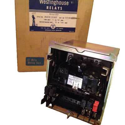 WESTINGHOUSE 264C9 01A07 CAT NO.CO-9H1111N OVER CURRENT RELAY | eBay