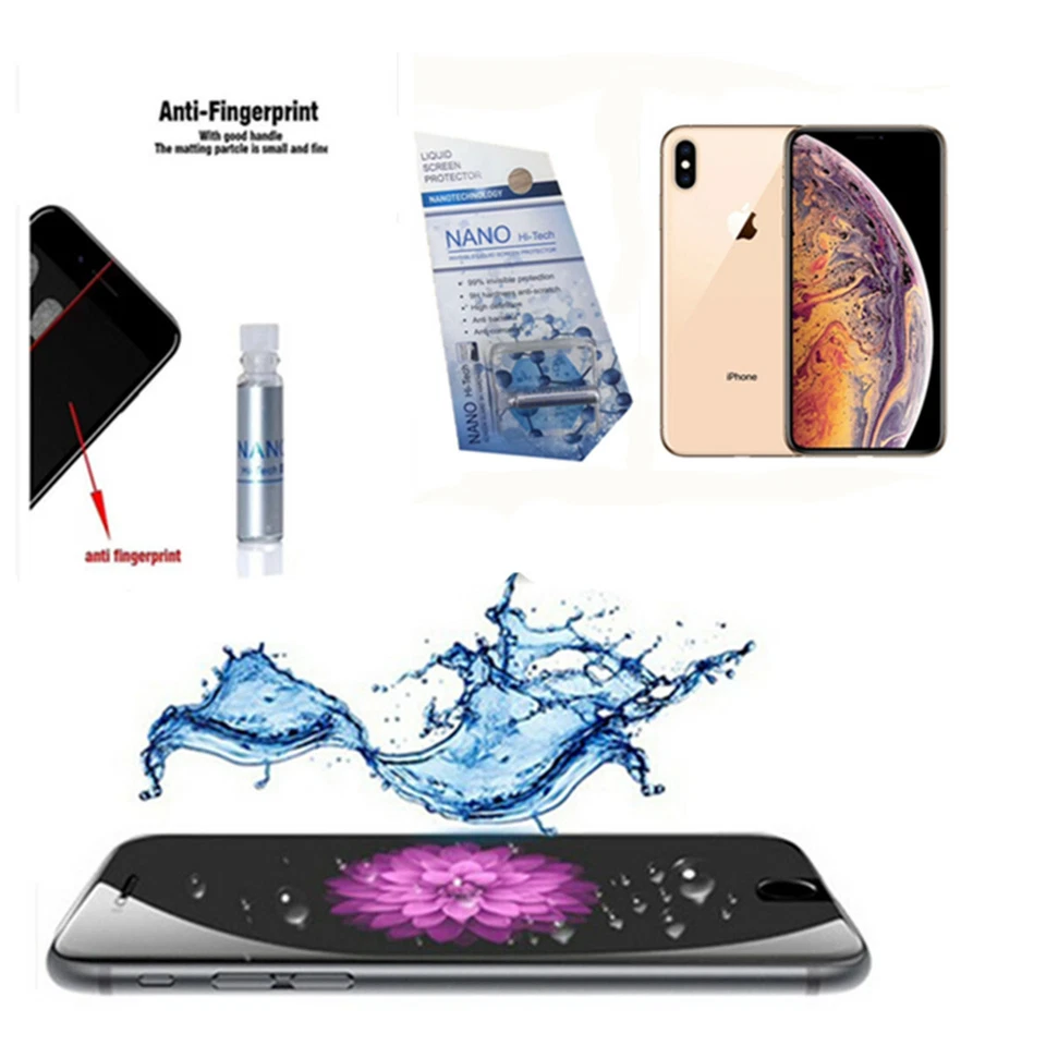 2Pcs Hi-Tech NANO Liquid Screen Protector For All Cell Phone about 4.3-6.7 inch - Image 2 of 4