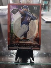 2020 Panini Chronicles Titan Ruby Wave #22 Tony Gonsolin 199/199 (RC) 