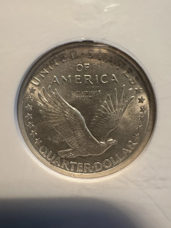 1917 Standing Liberty Quarter 25c Type 1 NGC MS 63 FH - Image 4 of 4