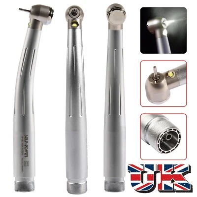 SELF-POWER Dental LED Air Turbine High Speed E-generator Fiber Optic light Handpiece 2Hole